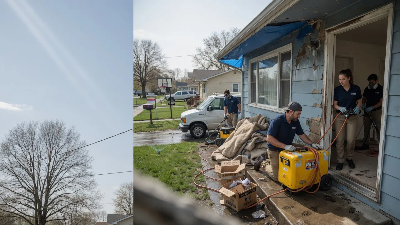 Basement Flood Cleanup in Upper Falls, MD near me